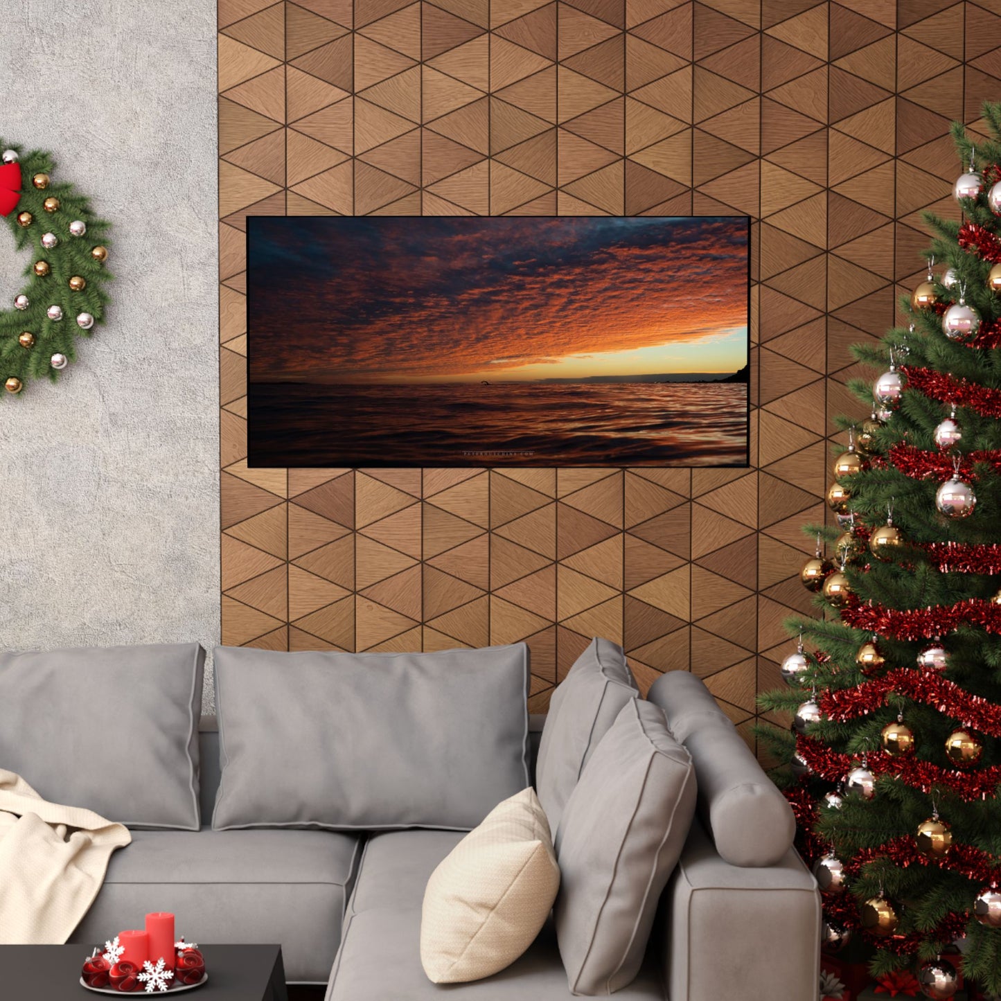 Bold Swimmer Sunrise Poster - Perfect Wall Art for Home Decor