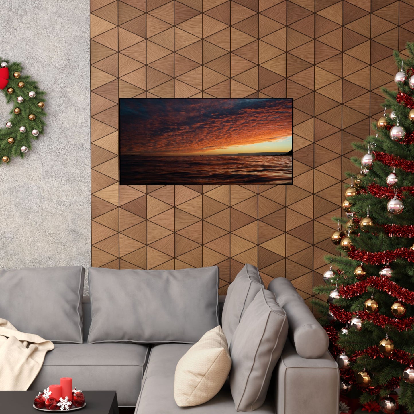 Bold Swimmer Sunrise Poster - Perfect Wall Art for Home Decor